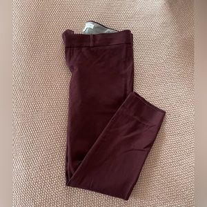 Banana Republic Women’s Sloan Fit Stretch Pants Size 4 Burgundy Color